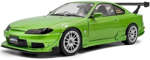 Solido Works 1:18 Scale Nissan Silvia S15 Spec-R Aero Green 1999 Diecast Model Car S1812203
