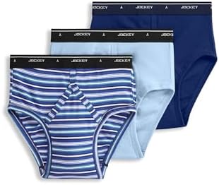 Jockey Classic Low Rise Brief- 3 Pack - 100% Cotton Underwear for Men