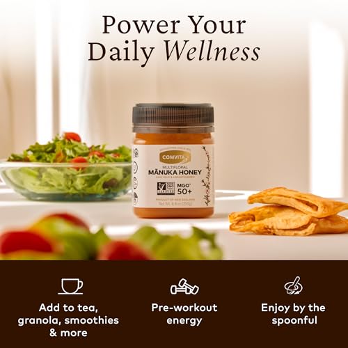 Comvita Manuka Honey MGO 50+ Multifloral Non-GMO Raw Honey - 500g (17.6 Oz)