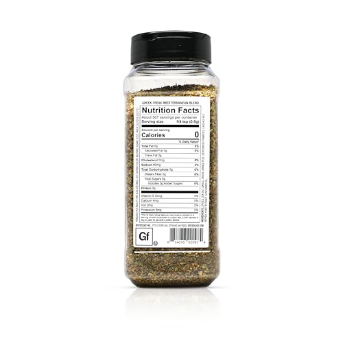 Spiceology Greek Freak Mediterranean Seasoning, 16 oz | Greek Herbs & Spices, For Chicken, Potatoes, Salad, Gyros, Pasta & Pizza