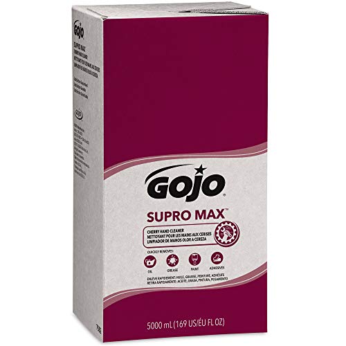 GOJO PRO TDX Supro Max Hand Cleaner Refill, Citrus, 4ct x 2000 mL-7272-04 | Citrus Scent Hand Cleaner and PRO TDX Push-Style Dispenser (7272-04)