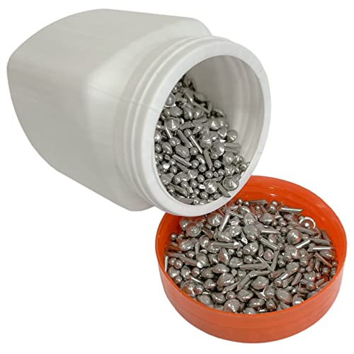 Jewellers Tools Mixed Stainless Steel Media Bearings Shot Tumbling Tumbler Polishing Metal 1Kg Multicolor