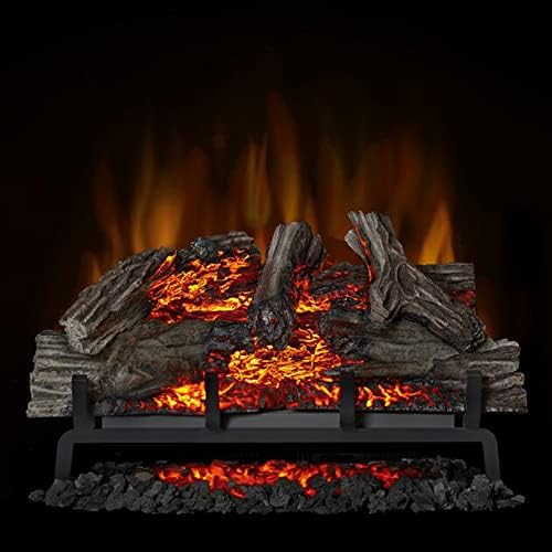 Napoleon Woodland 27 - NEFI27H - Electric Log Set, Electric Fireplace, 27-in, Hand Painted Realistic Logs, High Intensity LED Lights, Realistic Fire, Glowing Logs, Fireplace Insert, Remote Included