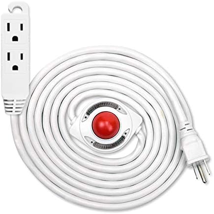 Uninex PS54 Lighted Foot Switch Extension Cord, 12-Foot