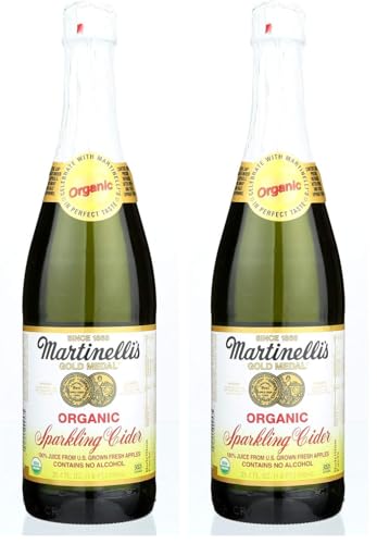 Martinelli's Organic Sparkling Apple Grape 25.4 Fl Ounce