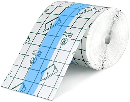 BBTO Transparent Waterproof Adhesive Dressing Bandage Tape, 6 x 197 Inch