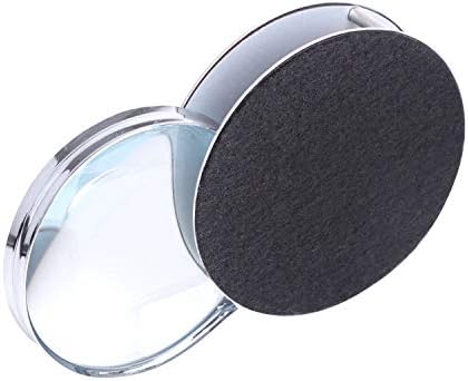 Mini 20X Folding Pocket Magnifier with Metal Case - Portable Reading Magnifying Glass for Inspection, Jewelry, Coins, Hobby, Travel