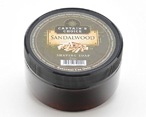 Captain's Choice Sandalwood Shaving Soap 5 Ounces