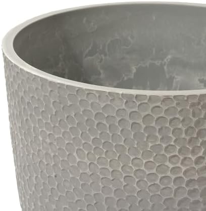 LA JOLIE MUSE Tall White Planter for Indoor Plants,20 Inch Tall Round Planter, Modern Flower Pot Containers,Large Decorative Tree Plant Pot,1 Pack