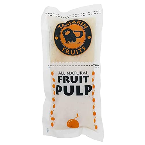 Tamarin Fruits All Natural Frozen Fruit Pulp perfect for Juicing, Cocktails, Smoothies, Desserts, and Baking, No Sugar Added, Gluten Free with No Preservatives, (Yellow Dragon fruit, 4lbs)