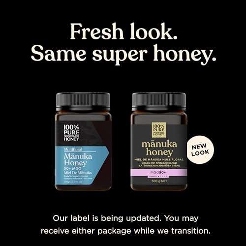100% Pure New Zealand Manuka Honey MGO 70+ Monofloral Raw Honey 17.6 Oz