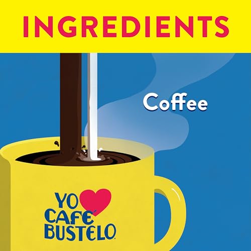 Café Bustelo, Espresso Style Dark Roast Ground Coffee, 10 oz. Can | Packaging May Vary