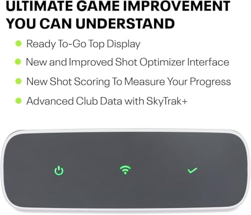 SkyTrak+ Golf Launch Monitor & Simulator with Free Foresight Course Play | Indoor/Outdoor Use, Dual Doppler Radar & Photometric Camera | Shot & Club Data, Real-Time Feedback, Simulation Ready