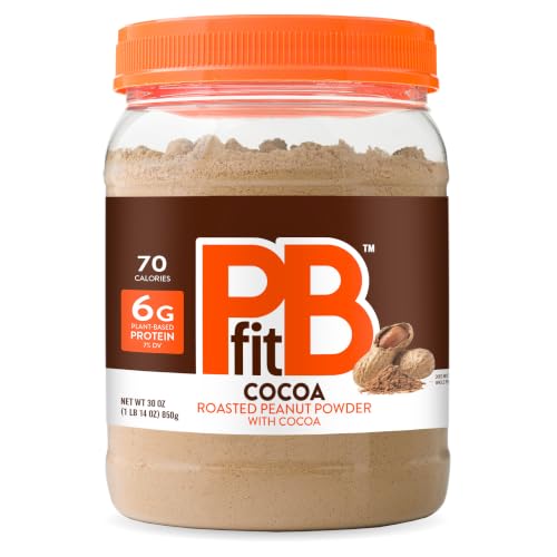 PBfit Cocoa Peanut Butter Powder 30 Oz, Peanut Spread with 6g Protein