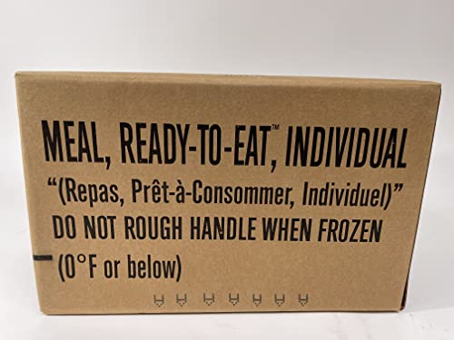 Ultimate US Military MRE Case, 08/2018+ Inspection, Case B | MRE Case Genuine Issue – US Military Surplus MRE Case B, Inspection Date 08/2018 or Newer