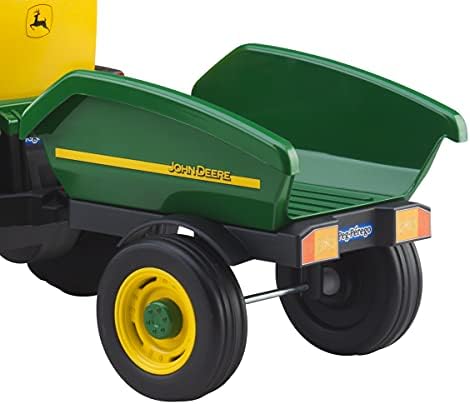 Peg Perego John Deere Farm Tractor and Trailer Pedal Tractor, Green