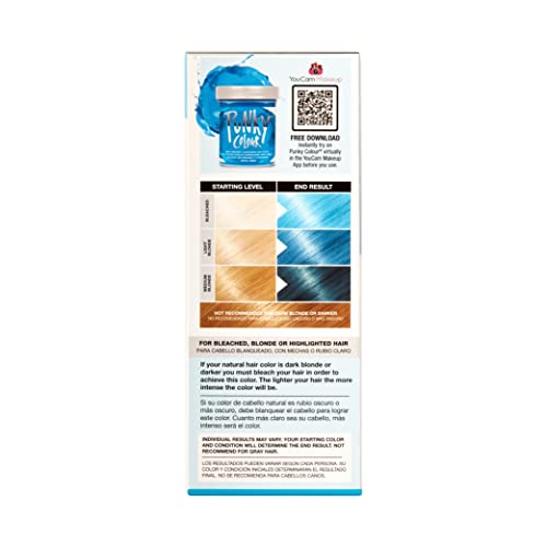 Punky Colour Box Kit Cotton Candy Semi Permanent Hair Color - Vegan, Cruelty-Free Conditioning Hair Dye, Lasts Up to 35 Washes