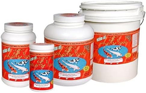 MICROBE-LIFT High Growth and Energy Floating Fish Food Pellets for Ponds, Water Gardens, and Fountains, Safe for Live Goldfish and Koi, 5.25 lbs