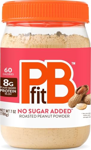 PBfit No Sugar Added Peanut Butter Powder 13 Oz, 8g Protein