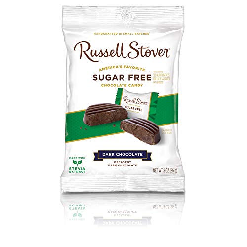 Russell Stover Sugar Free Dark Chocolate Medallions, 3 oz. Bag (270215)