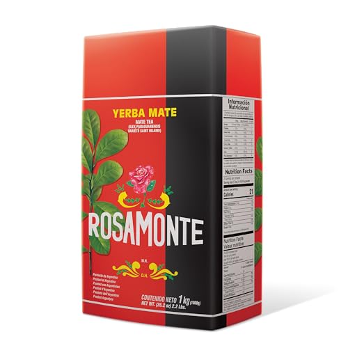 Rosamonte Traditional Yerba Mate Con Palo (With Stems) 1kg (2.2lbs)