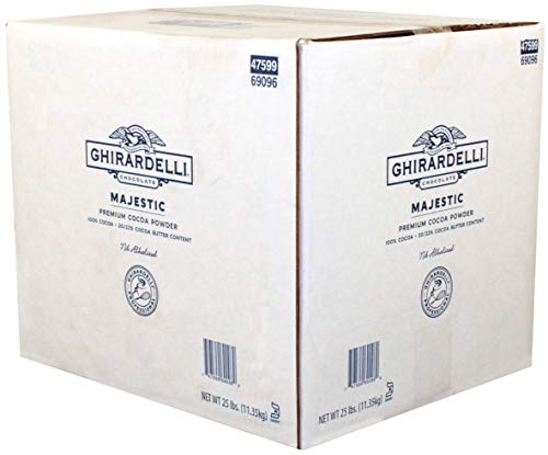 Ghirardelli Chocolate Majestic Premium Cocoa Powder | 25 lb. | Baking & Desserts