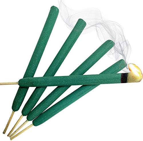 W4W Mosquito Repellent Sticks Extra-Thick - Outdoor Use Reaches Up to 10-12 feet - Each Stick Burns for hours - (3 Pack Contains 15 Repellents )