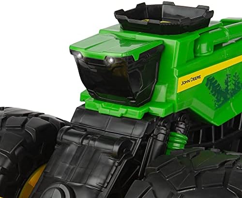 TOMY Monster Treads Lightning Wheels - Includes 1 John Deere Miniature Monster Truck Toy - Gator or Tractor Toy (Vehicle May Vary) - John Deere Toys