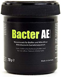 GlasGarten Bacter AE Shrimp (70g) | Nutrients for Live Freshwater Shrimp Food/Aquarium Water (Neocaridina, Amano, Red Cherry, Rili)