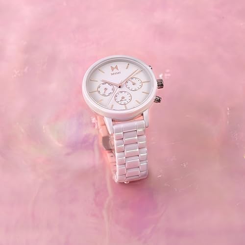 MVMT Nova - Dual Timezone Women’s Wristwatch - Minimalist Dress - 3 ATM/30 Meters Water-Resistant Timepiece - Interchangeable Bands - 38mm