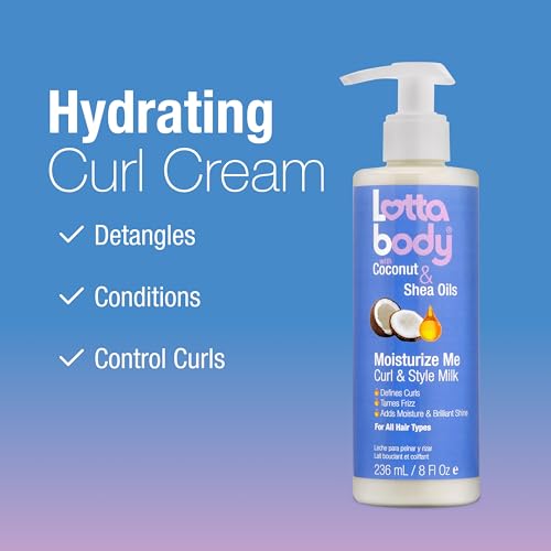 Lottabody Moisturize Me Curl and Style Milk with Coconut & Shea Oils