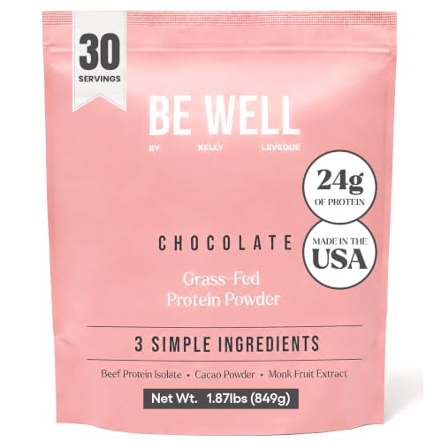 Be Well by Kelly Grass Finished Beef Protein Powder Vanilla Flavor