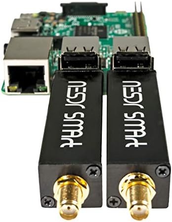 Nooelec RTL-SDR v5 SDR - NESDR Smart HF/VHF/UHF (100kHz-1.75GHz) Software Defined Radio. Premium RTLSDR w/ 0.5PPM TCXO
