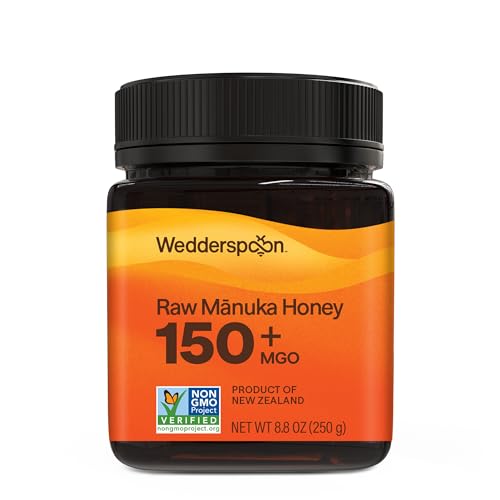 Wedderspoon Raw Manuka Honey 150+ MGO, 8.8 Oz