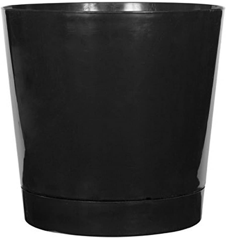 Novelty Majestic Full Depth Round Cylinder Pot, Glossy White, 8-Inch (10082)