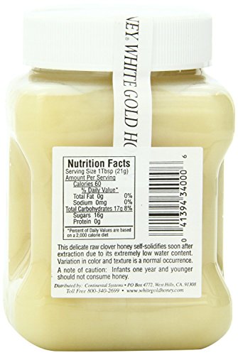 White Gold Raw Honey, 23 Ounce