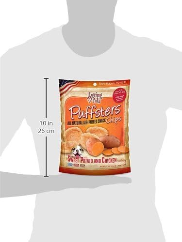 Loving Pets Puffsters Banana Chicken Treats for Dogs (4 oz), (5110)