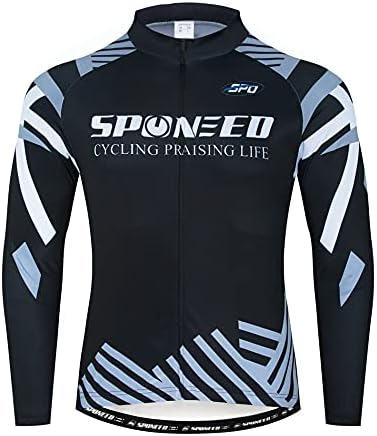 Men's Cycling Cothing Sets Long Sleeved Bicycle Jersey and Pants Kits Road Bike Cyclist Wear