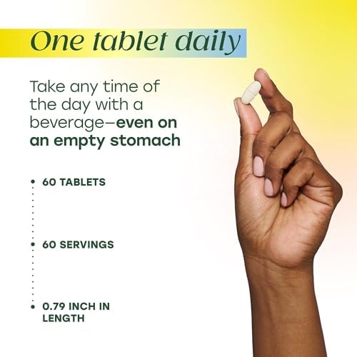 MegaFood Vitamin D3 2000 IU (50 mcg), Bone & Immune Health, 60 Tablets | Vitamin D3 Daily Support for Bone, Teeth, Muscle & Immune Health, Plus Real Food, Non-GMO, Vegetarian, 60 Servings