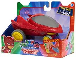 Just Play PJMask Rev N Rumblers Owl Glider Vehicle, Red