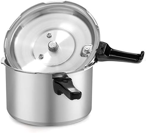 Barton 6.0 Quart Pressure Cooker Pot Release Valve Aluminum Canning Cooker Pressure Release Pot Stove Top Instant Fast Cooking Stovetop Pressure
