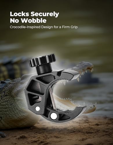 KEMIMOTO Motorcycle Cup Holder, Oxford Fabric Motorcycle Drink Holder with 0.6"-1.5" Alligator Clamp, Universal Water Bottle Cup Accessories for Bike