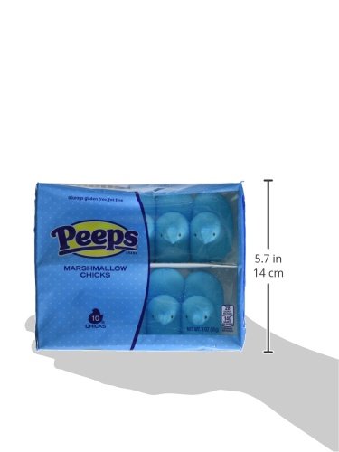 Peeps Blue Chicks/10-Cnt (Pack of 3)