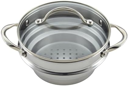 Anolon Classic Stainless Steel Universal Covered Steamer Insert