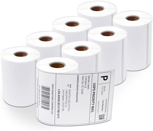 Replacement for DYMO 30256 (8 Rolls, 2400 Labels) 2 5/16" X 4" | Direct Thermal Shipping Labels - Compatible With LabelWriter 450, 450 Turbo, 4XL Printers (NOT 550, 5XL) - Aegis Adhesives