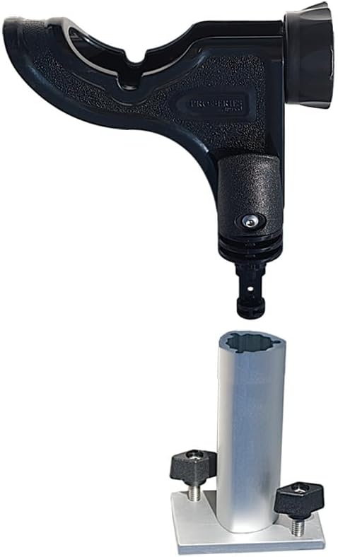 Pro-Series Cradle Rod Holder with Riser, Satin