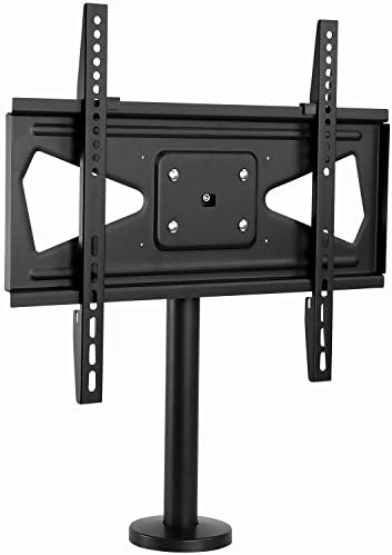 Mount-It! Bolt Down TV Stand, Anti-Tip Swivel Tabletop TV Mount for 32"–55" Screens up to 110 lbs, VESA 100x100 to 400x400, TV Base Replacement
