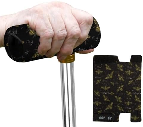 SPRING SEAON Cane Handle Pad Cover,T-Handle Grip Cushion for Walking Canes