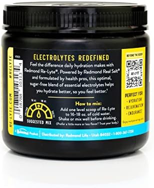 REDMOND Re-Lyte Sugar Free Electrolyte Powder Drink Mix (Mixed Berry)