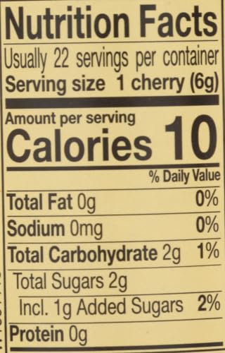 Reese Red Maraschino Cherries with Stem, 10-Ounces (Pack of 12)